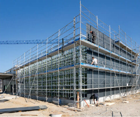 SAL Scholz Systeme Bild Coverhalle Rohbau