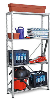SAL Scholz Systeme Bild Komplettregal links
